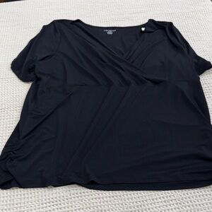 Women’s plus size Lane Bryant Black Dress Blouse